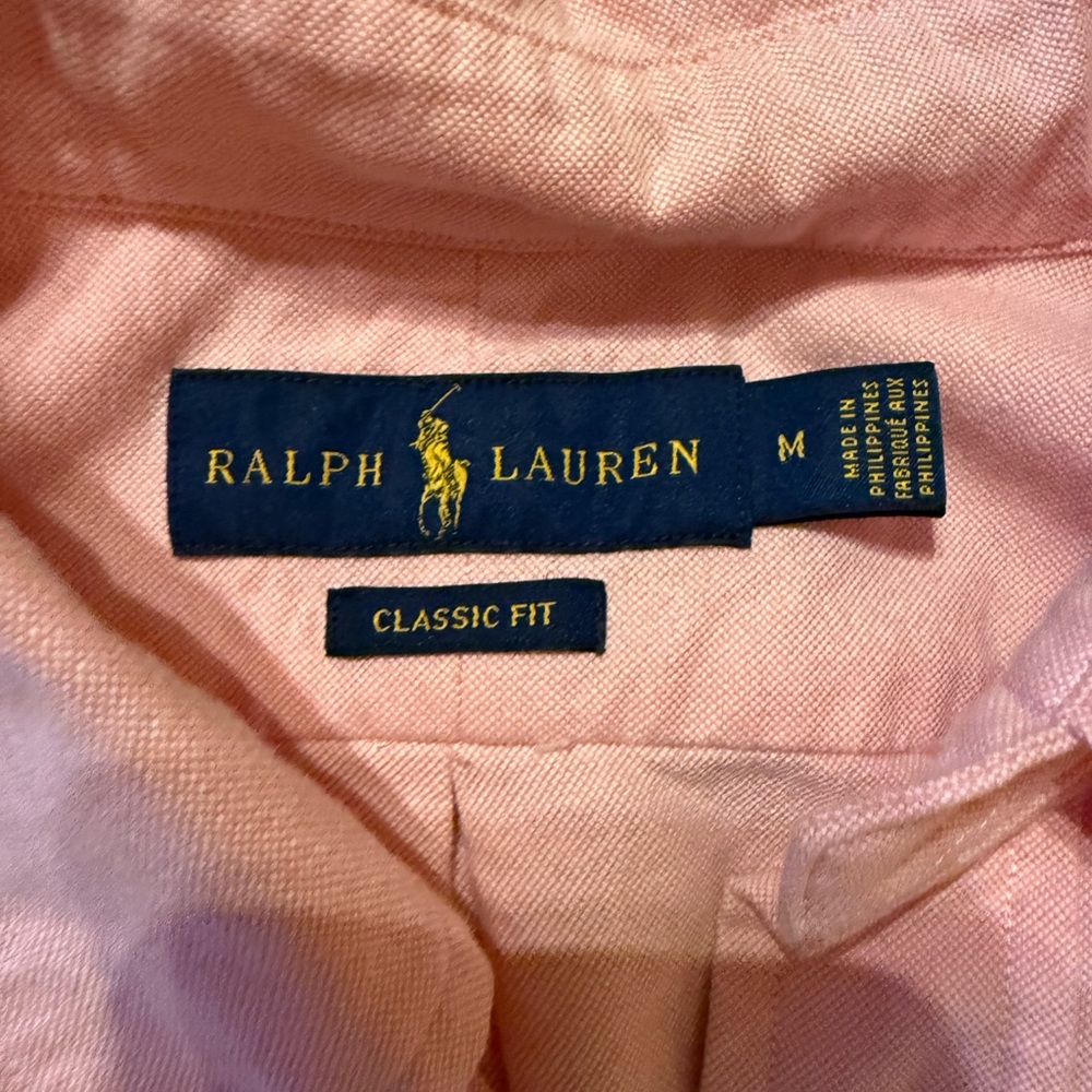 Ralph Lauren Soft Pink Classic Shirt